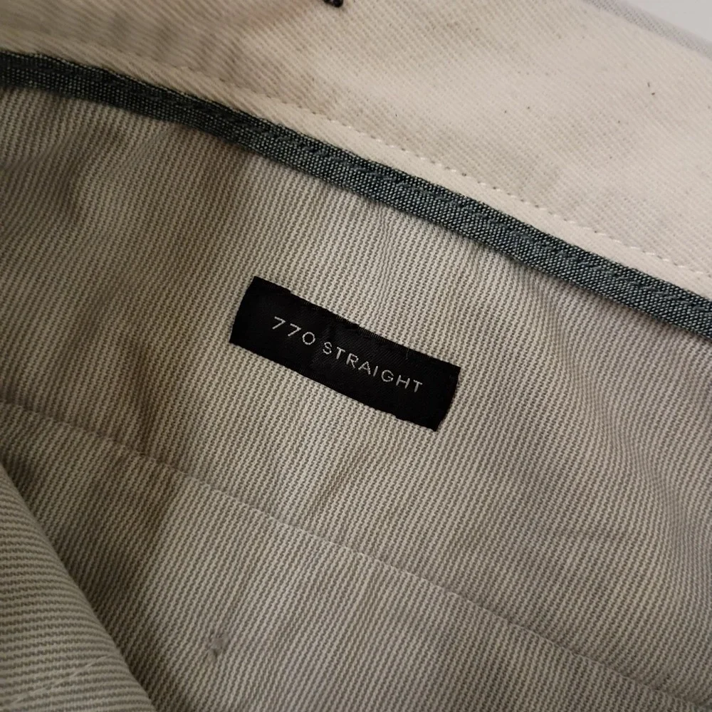 J. Crew Pants Mens 34/32 (36/26) Beige 770 Straight Stretch‎ Casual Chino Preppy